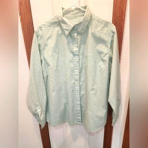 Wrangler George Strait Green Button Down